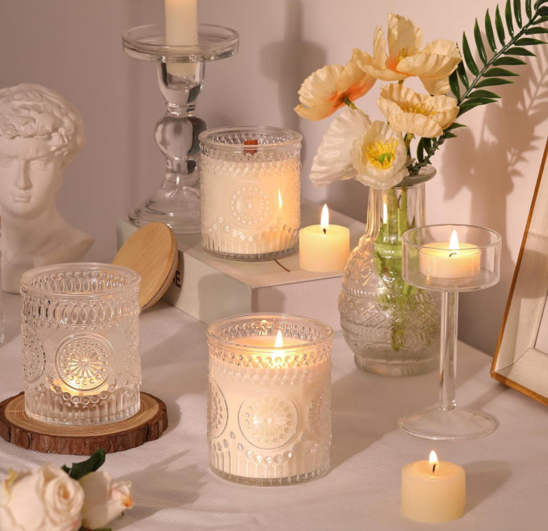 The Garden Beeswax Candle