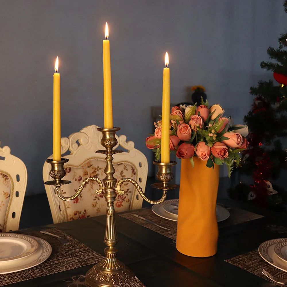 Beeswax Candlesticks