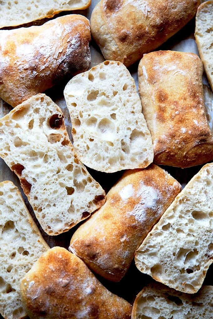 Sourdough Ciabatta Rolls