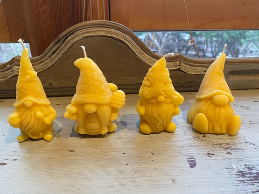 Beeswax Candle Gnome