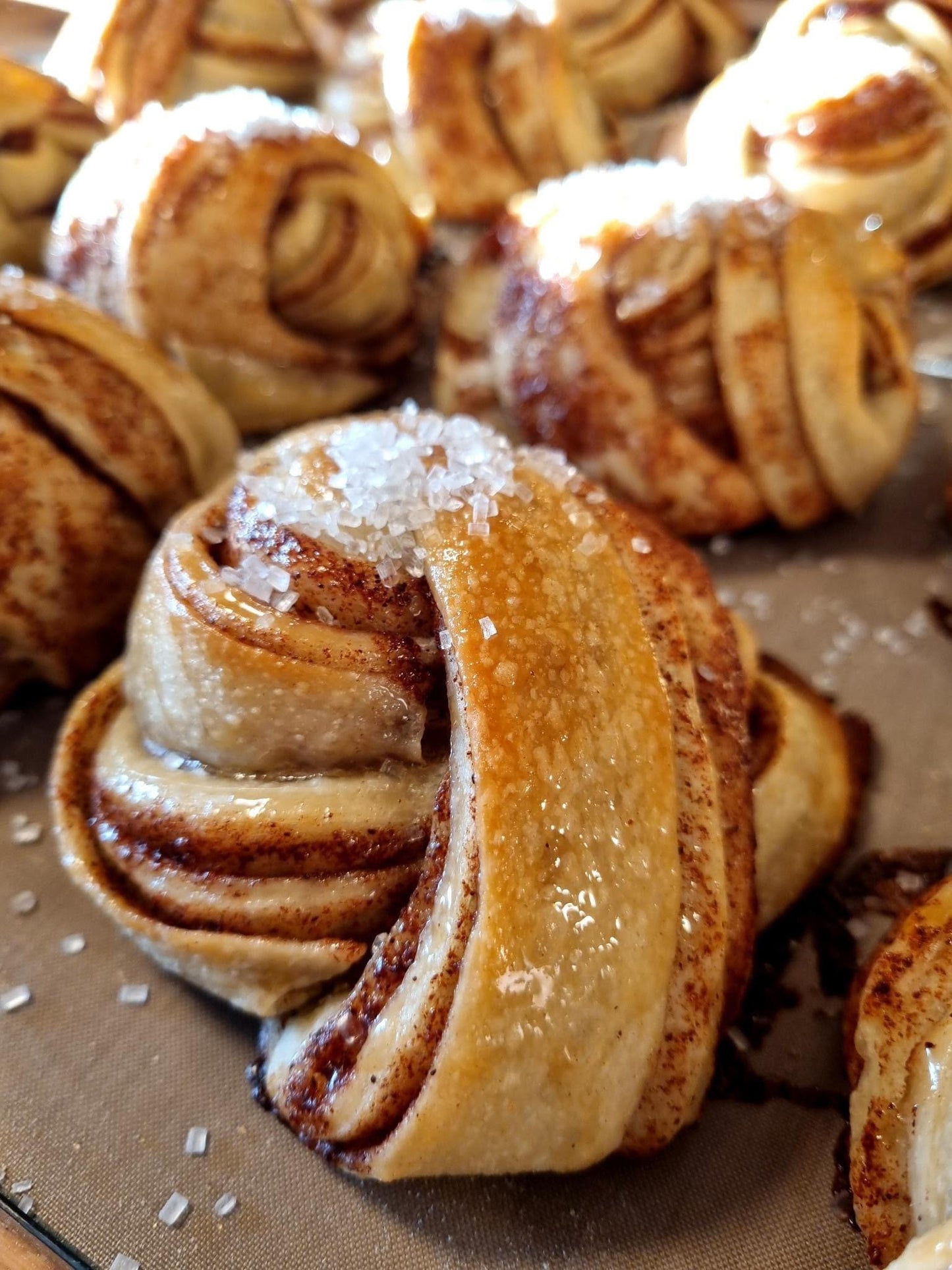 Organic Sourdough Cinnamon Rolls